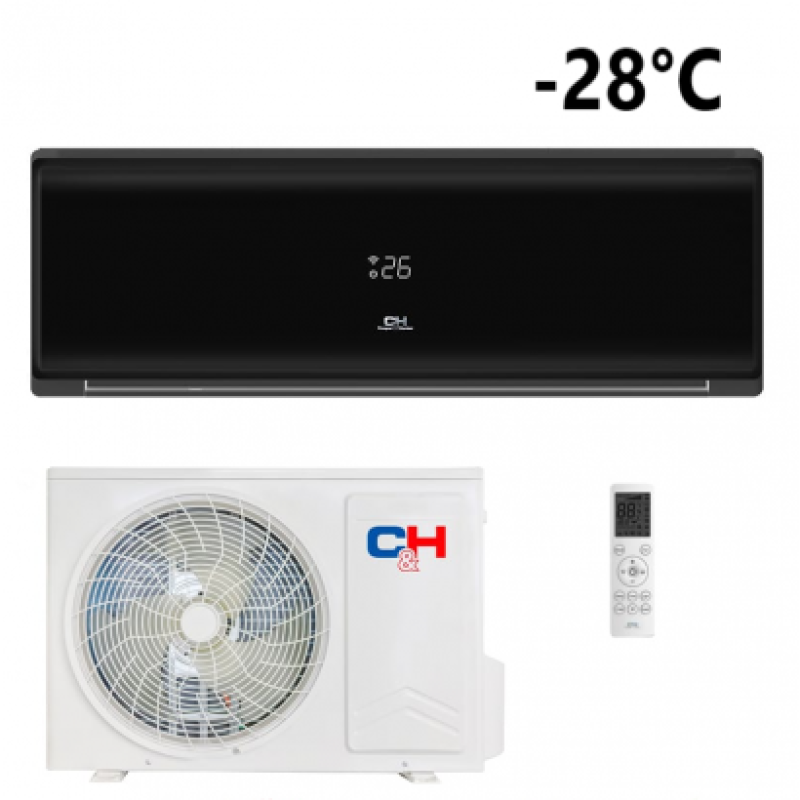 Кондиціонер Cooper&Hunter CH-S24FTXN-PB NORDIC PREMIUM BLACK 